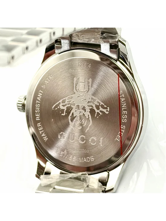Gucci G-Timeless Women’s Watch - Silver Bee Dial - YA1264126 - New with Tags - Picture 5 of 11